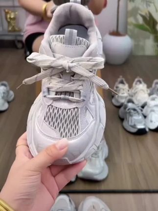 韩国透气老爹鞋2025早秋新款休闲运动时尚系带款轻便洋气女鞋潮#新款上新 #老爹鞋 #谁穿谁好看