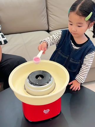 #好物推荐 凯蒂卡乐棉花糖机家用小女孩生日礼物小学生过家家diy机器玩具#棉花糖机 #家用棉花糖机 #棉花糖机器玩具 #自制棉花糖