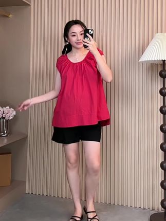 我宣布,这个孕妇套装我要穿到生二胎。#孕妇短裤外穿 #孕妇短裤夏季 #孕期穿搭 #孕妇装 #孕妇夏装