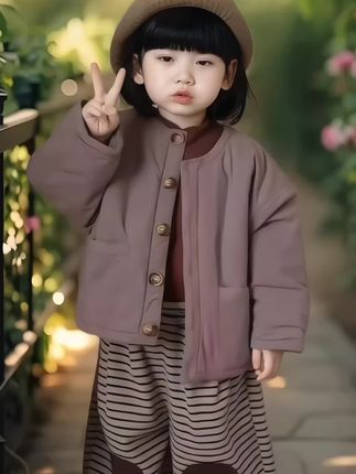 #时尚童装 #女童穿搭#女童套装#童装#生女儿就要这样穿