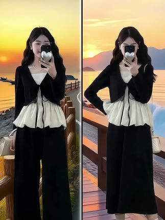 #大码女装#遮肉显瘦 #早秋氛围感穿搭 #时尚减龄#早秋秀场抄作业告别路人感