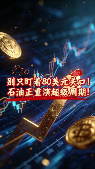 别只盯着80美元关口!石油正重演超级周期!#市场分析 #石油 #油价