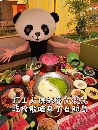 花9.9吃垮熊喵来了自助岛是什么体验?! #淮北火锅#熊喵来了火锅#大学生 #淮北淮北 #淮北美食