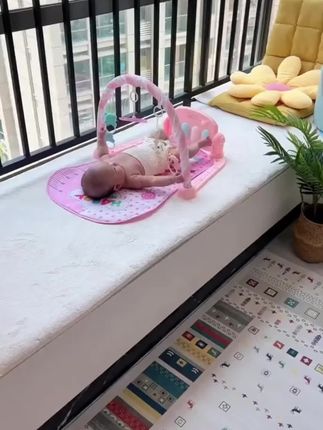 0-1岁早教玩具,宝宝的健身架 萌宝脚踏琴初体验!小脚一蹬音符跳!#玩个很新的东西 #让孩子远离手机 #专注力培养 #无限回购的宝藏单品 #送礼物