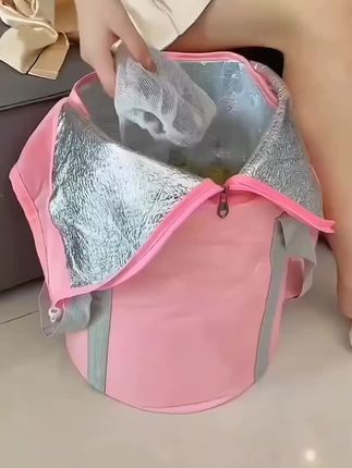 牛津布加厚阳离子可折叠泡脚桶,过膝便携,家用必备!#泡脚桶 #便携式泡脚桶 #家用好物 #过膝泡脚袋 #好物推荐