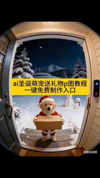 ai圣诞萌宠送礼物p图教程 #豆包ai #豆包P图已经nextlevel了 圣诞萌宠送礼物ai指令教程 圣诞萌宠送礼物特效教程 #圣诞萌宠 #圣诞 圣诞萌宠送礼物免费制作入口