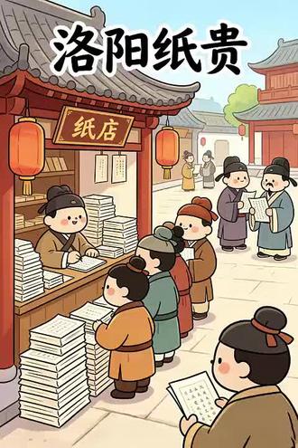 成语故事之洛阳纸贵#成语 #成语故事 #历史故事