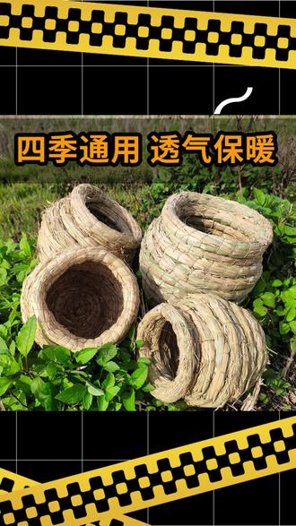 鸟窝鹦鹉窝草编窝芦丁鸡窝虎皮玄凤珍珠睡窝鸟巢鹦鹉玩具用品大全#鸟窝 #鹦鹉用品 #芦丁鸡窝 #草编鸟窝 #宠物用品