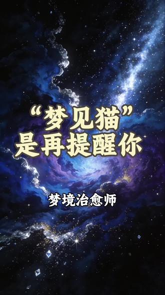 梦见猫——是不是觉得独立和神秘的象征!#周公解梦#梦境#梦的解析#心理学#治愈