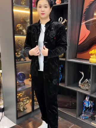 #只做高品质 #中国风盘扣 #唐装男 #黑色高级感穿搭 #高端男装