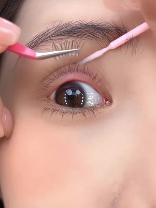 手残党福音!软态无梗免胶假睫毛! 关键真的可以贴着睡觉!巨好看舒服!淡颜人真心想半永久的人生感睫毛#免胶水假睫毛 #眼妆 #假睫毛 #新手化妆