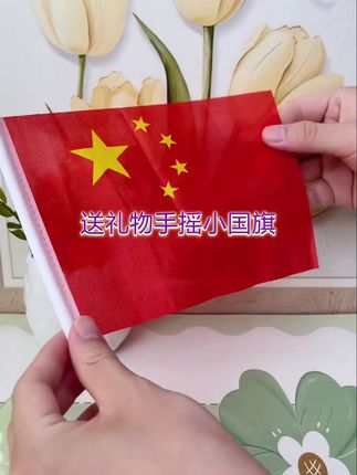 国庆节快到了,小国旗手摇8号和7号手持中国小国旗五星红旗带杆活动小红旗#手摇旗小红旗#源头实力厂家#抖音好物推荐给你#国庆