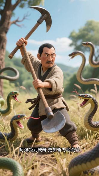 农夫与蛇新编 #童话故事 #改编童话故事 #AI #AI制作 #ai制作生成