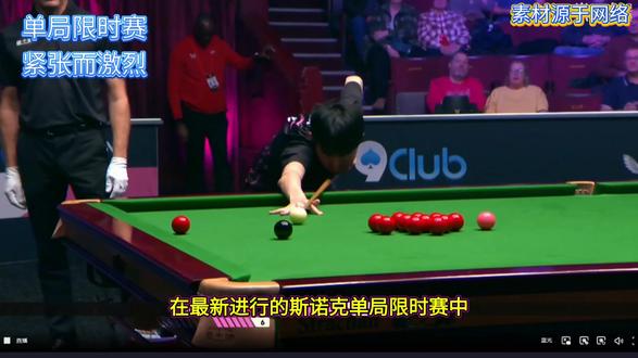 紧张而激烈的斯诺克单局限时赛很有看点哦! 在最新进行的斯诺克单局限时赛中,赛场氛围可谓紧张而热烈。相较传统斯诺克比赛中偏向策略性与耐心的长局缠斗,限时赛以其高节奏、强压迫感的特点,为观众带来了截然不同的观赛体验。根据赛事规则,本项比赛采用“一局定胜负”的赛制,并在每一轮以随机抽签的方式决定对阵,最大程度提升了比赛的不确定性。
限时赛的核心在于时间控制:每局仅有10分钟,前5分钟选手每杆需要在15秒内出手,而后5分钟的出杆时间更是被压缩至10秒。在如此严苛的时间限制下,选手必须在极短时间内完成判断、选择路线、控制母球和执行击打,这对球员的技术储备和临场心理状态都提出了极高要求。若在限定时间结束时双方比分相同,比赛将进入蓝球点位的“点球大战”,双方轮流击打固定位置的蓝球,以定胜负。该环节简单直接,却极具观赏性和心理压力,被视为限时赛的一大亮点。
本次赛事中,中国多名选手遗憾止步,无缘晋级。然而从整体表现来看,选手们在比赛节奏被压缩的情况下展现出的快速反应能力和高强度竞技状态,仍值得肯定。限时赛不仅考验技术,更是对球员节奏感、抗压能力和临场应变力的全面挑战,也正因如此,这项赛事持续受到观众关注,成为斯诺克项目中最具刺激感的竞赛形式之一。
#斯诺克 #单局限时赛 #赵心童 #比赛现场 #热点