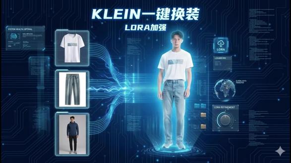 绝了!Flux Klein虚拟试穿 LoRA,3图一键换装 今天分享的 Flux Klein 虚拟试穿 LoRA,不用复杂操作,不用手写 Prompt,传 3 张图(人物 + 上衣 + 下装),就能实现 AI 模特一键换装!
✅ 稳到离谱:人物不偏移、服装相似度拉满,还能智能调整手部位置,比普通换装模型好用太多
✅ 新手友好:接入 LLM 自动生成 Prompt,Painter FluxEdit 节点简化连线,1 分钟上手
✅ 电商刚需:适合服装风格预览、模特姿势打样、选品展示(非 4K 商业级,追求效率首选)
⚠️ 实话实说:原生底图细节稍弱,可在末端加放大节点,观感直接翻倍
#comfyui教程 #工作流 #AI换装 #ai换装 #comfyui