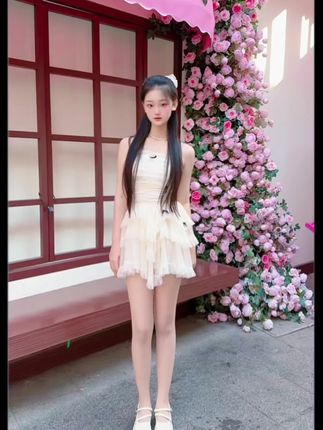 #紫萱小水灵#爱漂亮的小女生 #户外舞蹈 #可可爱爱
