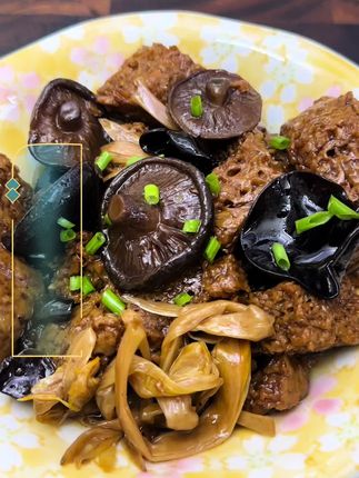 天气热不想做饭,做个葱油拌面加四喜烤麸浇头,方便又好吃#家常菜 #今天吃什么