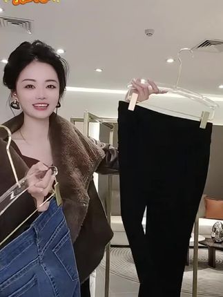黑色喇叭牛仔裤女2025秋季新款爆款高腰女士秋装女装女款微喇裤子#高腰微喇裤
