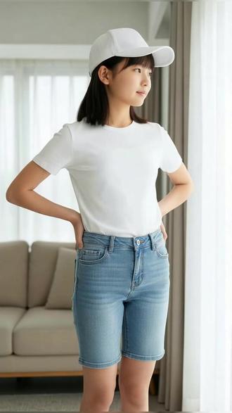 穿上它,小公主秒变街头潮酷girl! #女童穿搭 #潮童穿搭 #大童童装 #女童裤子 #我决定今年开春这么穿