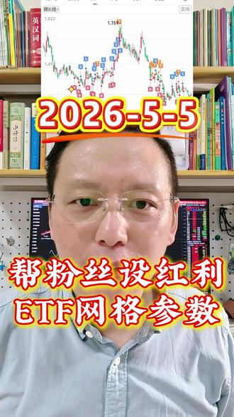 帮粉丝设红利ETF网格参数 #ETF #网格交易 #T0 #不对称网格 #基金