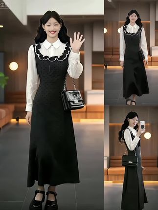 #气质连衣裙 #通勤搭配 #时尚气质穿搭 #这也太好看了 #秋季穿搭