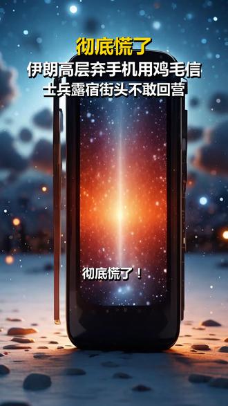 伊朗因手机泄密遭美以空袭,推行弃手机措施引警示
#军事 #中东战争 #手机泄密 #苹果手机 #伊朗