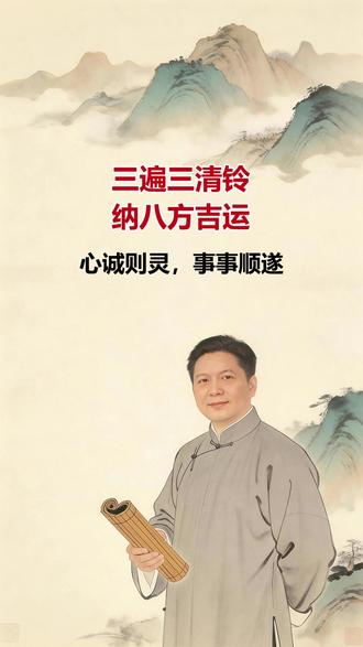 如果最近诸事不顺,停下3秒,听听三清铃 #传统文化 #三清铃 #转运祈福 #道家文化 #好运加持 @抖音小助手