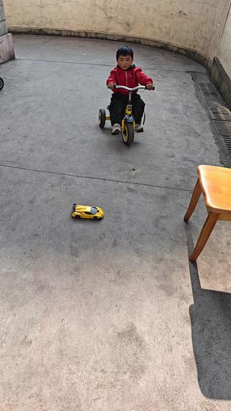 小孩 三轮车 科目二已过关