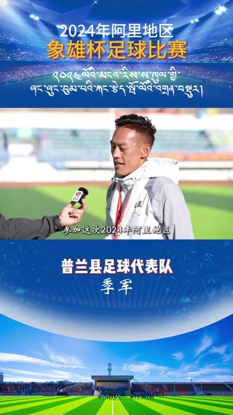 2024年阿里地区“象雄杯”足球比赛 | 季军队伍——普兰县足球代表队!