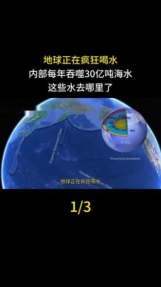 地球正在疯狂喝水,内部每年吞噬30亿吨海水,这些水去哪里了