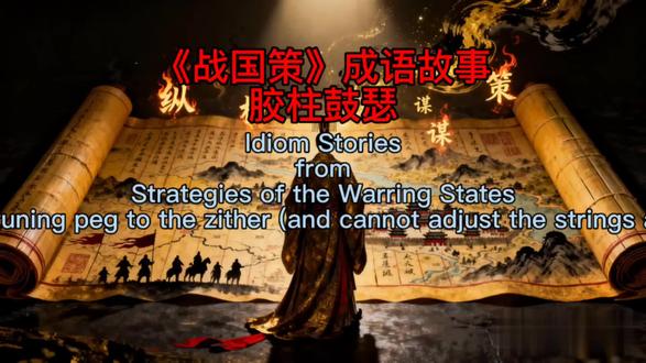 《战国策》成语故事 胶柱鼓瑟#战国策 #历史记忆 #成语故事 #策略与智慧