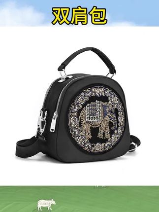 #双肩包推荐 #百搭包包女 #双肩包推荐 小包包女新款迷你单肩女包斜挎包百搭手提民族镶钻设计感时尚#好包分享 #好物推荐🔥