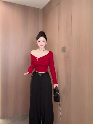 #辣妹穿搭 #强烈推荐 #优雅气质 #裤子穿搭 #高级感穿搭