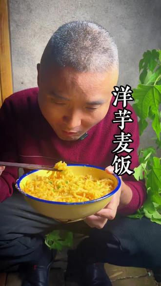 洋芋麦饭 也叫洋芋擦擦,在我们陕西,好像各种食材跟干面一chan上锅蒸的都是叫麦饭,比如:茄子麦饭,芹菜麦饭,红苕麦饭还有现在特别火滴白滈麦饭跟红苕叶子麦饭,做法基本都大同小异,切细丝多次少量拌面粉后上锅蒸哈十来分钟就行了,不敢蒸的时间长了,要不就nengneng了。出锅后凉凉抖散弄些葱花蒜末辣子面拿油一泼,放点盐搅拌均匀就开喋了。
小时候因为我们这不产洋芋,吃洋芋都得掏钱买。额妈乃一贯原则就是掏钱买的能不吃尽量就不吃。额爸高中毕业后在石头河当了两年司机,活完了也就回家务农了。记得第一次吃这洋芋麦饭,还是额爸给他一个伙计帮忙把车送到陕北。光路上就开了好几天,他伙计为了感谢,就给我爸装了美美一袋子洋芋。回来的时候来回倒车坐车,到屋里基本一少半都踹烂了,额妈感觉把好点的放到地窖里,然后再把烂的特别厉害的用刀销了。一边嘟囔我爸不注意一边高兴滴把削的把把拿井水洗了洗擦成丝,再拌了些包谷面锅里给我们蒸了美美一锅洋芋麦饭,小时候油金贵几个月就吃一罐头瓶子哪舍得泼油,出锅的时候就放了些辣子面跟盐,搅的时候,我跟我姐爬在盆子跟前,缠滴口水流多长,给我们zimen几个一人一大洋瓷碗。美美的喋了一顿#我的乡村生活 #乡村味道 #农村美食记录生活 #农村生活 #乡下柴火饭