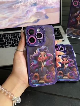 #创作灵感 七彩公主苹果15手机壳iphone15promax防摔14Plus卡通12软11潮牌#仙女必备 #潮牌手机壳 #数码宝贝 #手机壳推荐