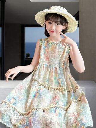 #女童连衣裙 #儿童公主裙 #生女儿就是用来打扮的 #高品质童装 #夏天该有的样子