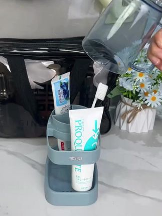 学生宿舍洗漱杯家用简约住校牙刷杯洗漱用品置物架