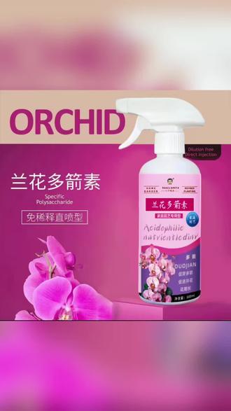 兰花多箭素太省心了,免稀释直喷还能促芽促花 #兰花养护 #园艺肥料 #养花神器 #家庭园艺 #兰花专用肥