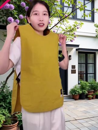 围裙 #简约防水围裙#马甲式围裙#面料轻薄舒适透气不闷热#热门围裙#质量杠杠好