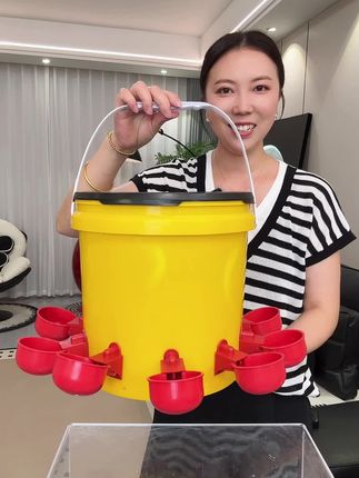 #鸡鸭鹅自动饮水器自动补水 #家禽养殖自动饮水器 #鸡鸭鹅喂水神器 #饮水器水桶 #养殖场专用