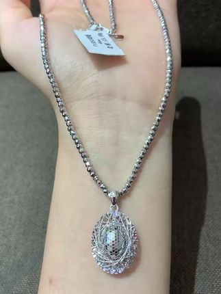 优雅铂金套链,提升你的气质魅力! 想戴出高级感?这款项链帮你搞定!#首饰分享#项链#高级感#仙女必备#爱在七夕也在朝夕