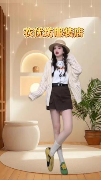 咖色牛仔短裙女小个子2026春夏新款高腰显瘦a字不规则工装短裤