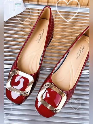 【朵苮品牌】方头单鞋2025低跟新款浅口气质百搭女春秋夏女鞋#时尚美鞋 #夏季凉鞋 #百搭鞋子 #穿出高级感 #单鞋 @DOU+小助手