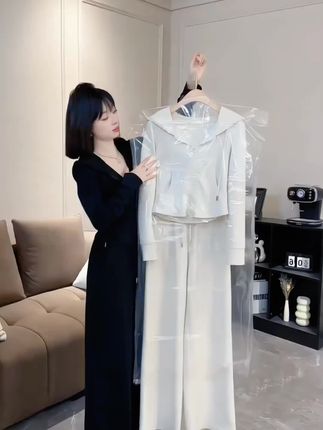 #上热门 欧若风休闲时尚套装女2025新款春连帽卫衣阔腿裤小个子运动两件套#爱了爱了 #同款 #亮点 #爆款热卖中