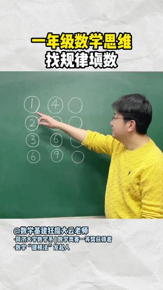 找规律填数~ #找规律 #小学数学 #数学思维 #趣味数学 #找规律填数