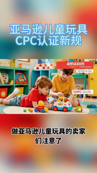 亚马逊儿童玩具CPC认证新规,报告有效期一年,一年一审哦!#亚马逊TIC #儿童玩具认证 #DV验证 #亚马逊DV验证 #CPC报告