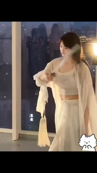 师尊是个高危职业!#白色广袖流仙裙