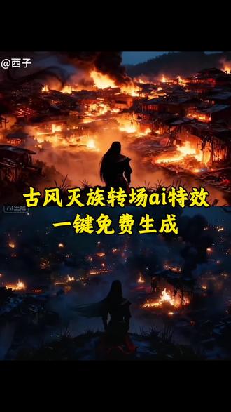 “族长爷爷,我不该救他的……”古风灭族转场ai特效教程来了 古风灭族转场教程 古风灭族转场制作方法 #即梦ai #古风灭族转场指令 #古风灭族转场特效 ai特效生成技巧 #古风 #转场 古风转场ai指令 古风转场ai教程