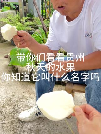 #秋天第一杯琥珀流光 我们贵州土里面的水果你们吃过没有