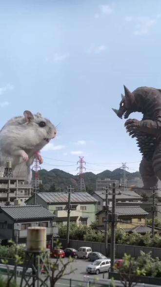 赛博永生,我家的鼠鼠也打上怪兽了
#仓鼠 #特摄剧 #ai #seedance